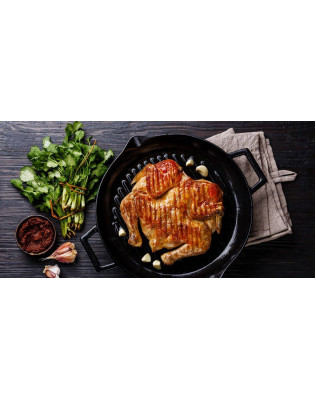 Курча на мангалі — 700–800 г = 270 ₴ (фіксована ціна)